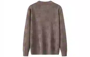 恒源祥 纯羊毛半高领提花针织衫毛衣 男款