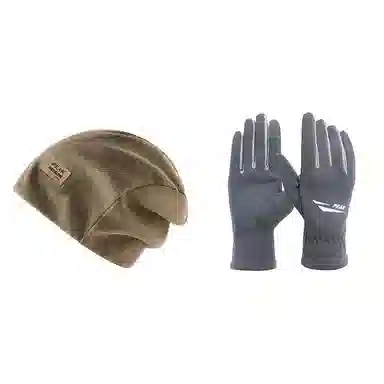 匹克 秋冬季保暖护耳潮流嘻哈风堆堆帽户外出行防寒 聚酯纤维 绒线帽 男女同款情侣款