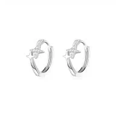 JOLLY NOTE S999 Silver Star Earrings