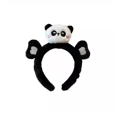 水中玉 秋冬毛绒头箍高级感洋气时尚发捆卡通发卡发饰 布艺 发箍 女款