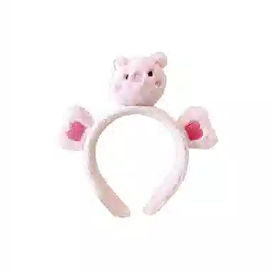 水中玉 秋冬毛绒头箍高级感洋气时尚发捆卡通发卡发饰 布艺 发箍 女款