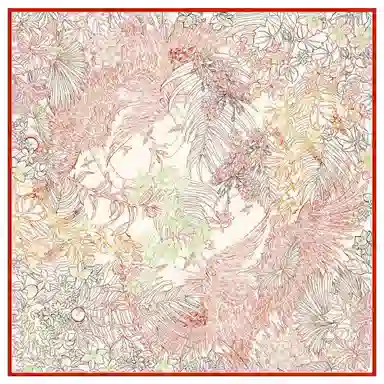 上海故事 双面提花中方巾保暖蓄热轻盈滑爽光泽柔和舒适透气抗皱耐磨多色选择礼盒包装 绵羊毛 丝巾 女款