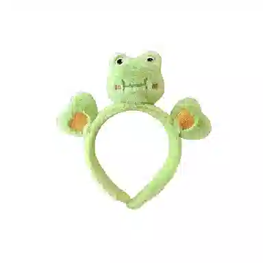 水中玉 秋冬毛绒头箍高级感洋气时尚发捆卡通发卡发饰 布艺 发箍 女款