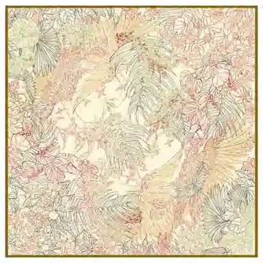 上海故事 双面提花中方巾保暖蓄热轻盈滑爽光泽柔和舒适透气抗皱耐磨多色选择礼盒包装 绵羊毛 丝巾 女款