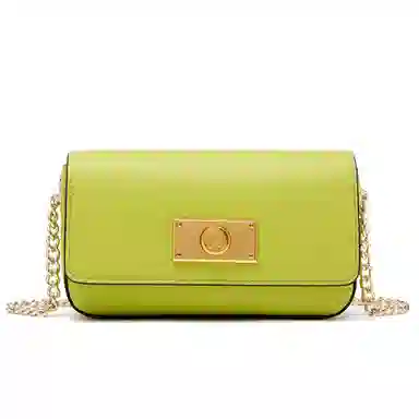 梦特娇 时尚简约精致潮流 牛皮 小方包手提单肩包斜挎包 常规 女款 黑色/白色/芥末绿