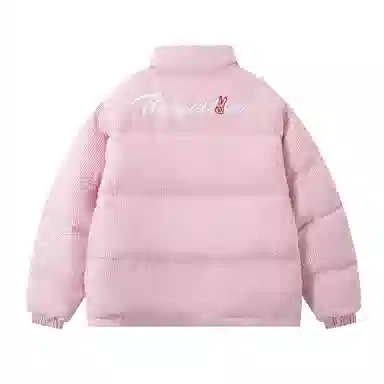 RickyisClown Swirl Rabbit Striped Jacket