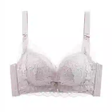 欧迪芬 舒适小胸聚拢显大无钢圈侧收收副乳防下垂性感蕾丝文胸 女款