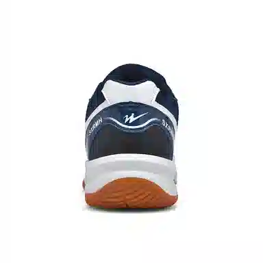 双星 橡胶底 专业训练 轻便缓震 防滑耐磨  低帮 羽毛球鞋 男款 白蓝