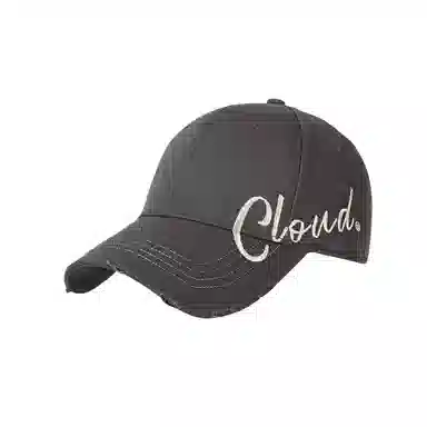 艾佳微 夏季字母刺绣大头围显脸小棒球帽 户外出行遮阳防晒百搭 棉 鸭舌帽 男女同款情侣款