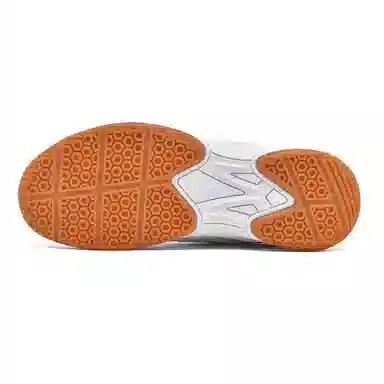 双星 橡胶底 专业训练 轻便缓震 防滑耐磨  低帮 羽毛球鞋 男款 白蓝