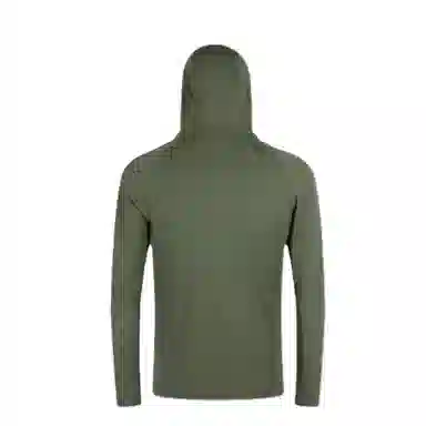 浪莎 连帽半拉链长袖户外跑步健身衣 男款