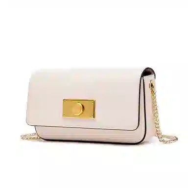 梦特娇 时尚简约精致潮流 牛皮 小方包手提单肩包斜挎包 常规 女款 黑色/白色/芥末绿