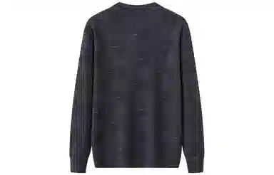 恒源祥 纯羊毛半高领提花针织衫毛衣 男款