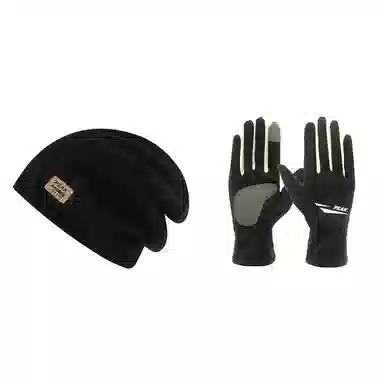 匹克 秋冬季保暖护耳潮流嘻哈风堆堆帽户外出行防寒 聚酯纤维 绒线帽 男女同款情侣款