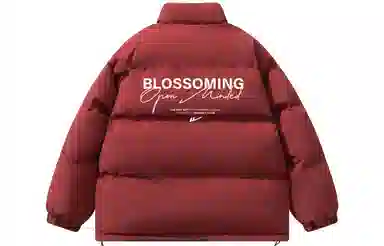 Warrior Basic Retro Lettering Cotton Jacket