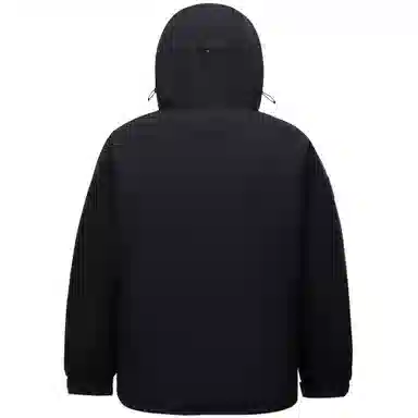 企鹅 户外拼色热能保暖防风工装派克加厚羽绒服 男女同款