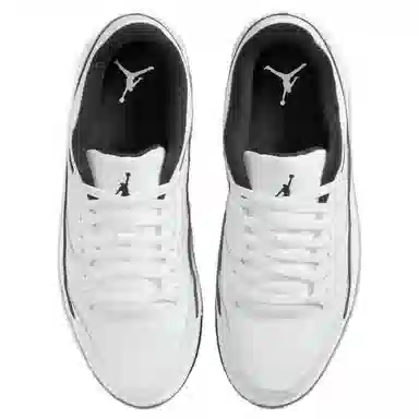 Jordan Flight Court White Black
