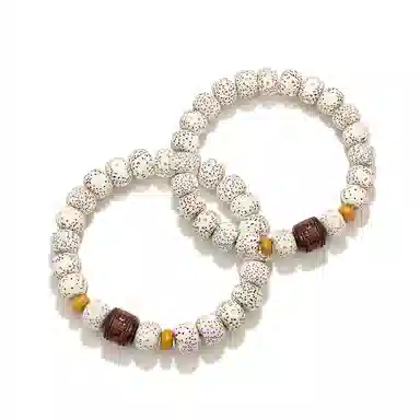 希遇 招财进宝系列 六字箴言 新中式国潮小众设计感串珠文玩 国风传统复古高级感#好运 星月菩提 手串 男女同款情侣款