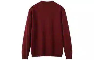 恒源祥 加厚半高领提花针织毛衣 男款