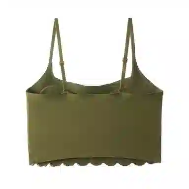 内在密码 纯色自带胸垫磨毛轻保暖聚拢防下垂收副乳无痕磨毛舒适吊带 女款