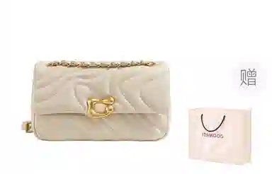 Miaodi Chain Shoulder Bag White