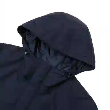 Jack Wolfskin Hooded Windproof Jacket Navy Blue