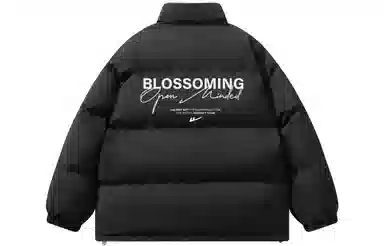 Warrior Basic Retro Lettering Cotton Jacket