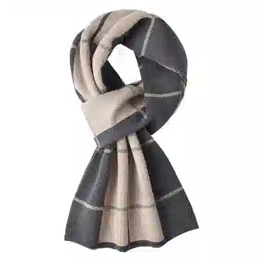 【礼赠保暖佳品】 啄木鸟 【精装】时尚百搭英伦风围脖秋冬季加厚保暖防寒含羊毛针织 围巾 男女同款情侣款