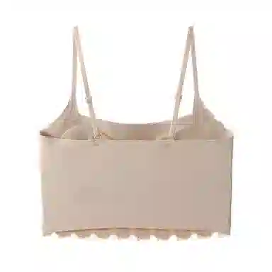 内在密码 纯色自带胸垫磨毛轻保暖聚拢防下垂收副乳无痕磨毛舒适吊带 女款