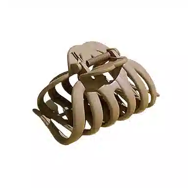 丹琴 加宽大号南瓜抓夹发量多盘发发卡夹子后脑勺鲨鱼夹头饰 亚克力 发夹 女款