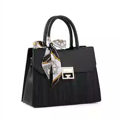 维尼奥 大容量高级感质感小众通勤包百搭 合成革 妈妈手提包单肩斜挎 常规 女款 黑色/蓝色/红色