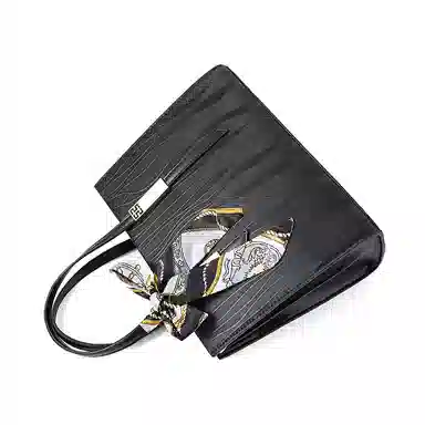 维尼奥 大容量高级感质感小众通勤包百搭 合成革 妈妈手提包单肩斜挎 常规 女款 黑色/蓝色/红色