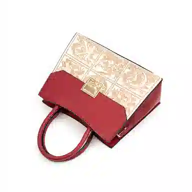 Vineo Peony Embroidery Handbag