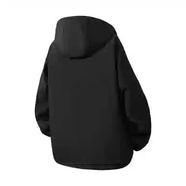 王者荣耀  美式字母三合一加绒防风防泼水户外登山拉链连帽休闲 冲锋衣 男女同款 黑色