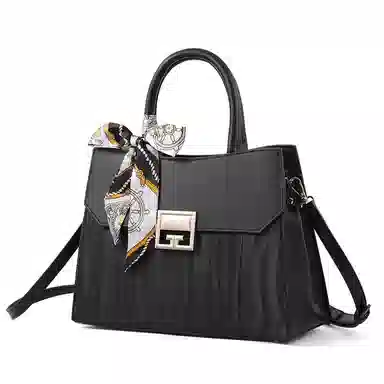 维尼奥 大容量高级感质感小众通勤包百搭 合成革 妈妈手提包单肩斜挎 常规 女款 黑色/蓝色/红色