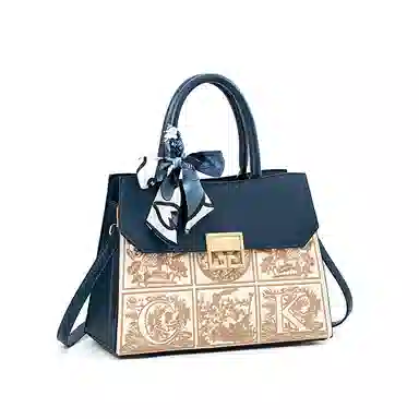 Vineo Peony Embroidery Handbag