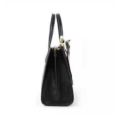 维尼奥 大容量高级感质感小众通勤包百搭 合成革 妈妈手提包单肩斜挎 常规 女款 黑色/蓝色/红色