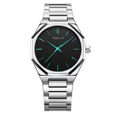JOKER CAT Quartz Octagonal White Dial