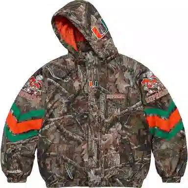 Supreme x Mitchell & Ness Hooded Stadium Jacket