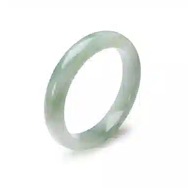 【玉手镯送人】 吉瑶 青山黛翠玉 贵妃平安镯 天然飘花 雪翠 新中式经典国风 汉服旗袍玉镯女生 清冷优雅 高级感  天山翠 手镯 女款