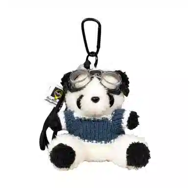 TBoML Panda Aviator Keychain