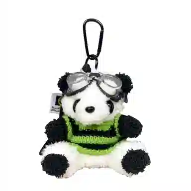 TBoML Panda Aviator Keychain