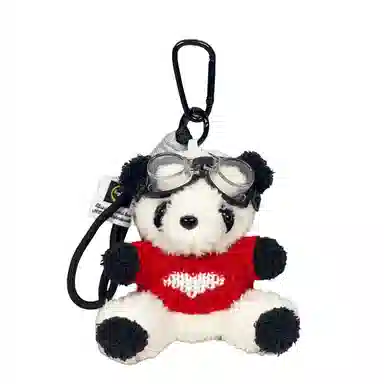 TBoML Panda Aviator Keychain