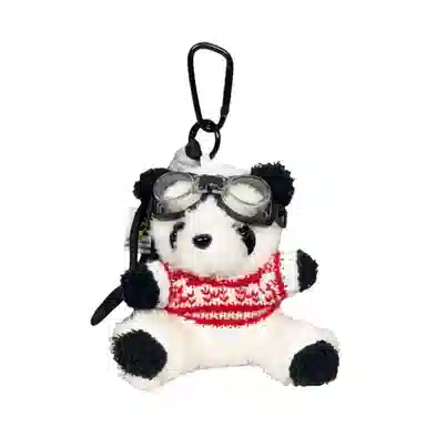TBoML Panda Aviator Keychain