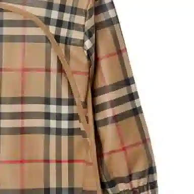 Burberry Kids Check Pullover Tee Beige