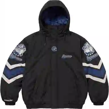 Supreme x Mitchell & Ness Hooded Stadium Jacket