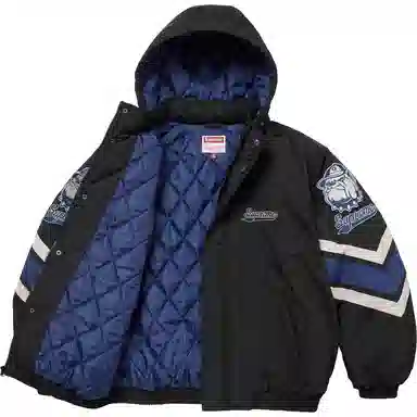 Supreme x Mitchell & Ness Hooded Stadium Jacket