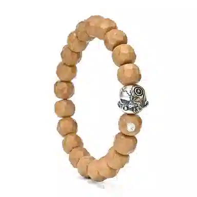 钰澜文玩 赛博恶僧搭配款转运珠 佛珠手工雕刻单圈 猴头核桃 手串 男女同款情侣款