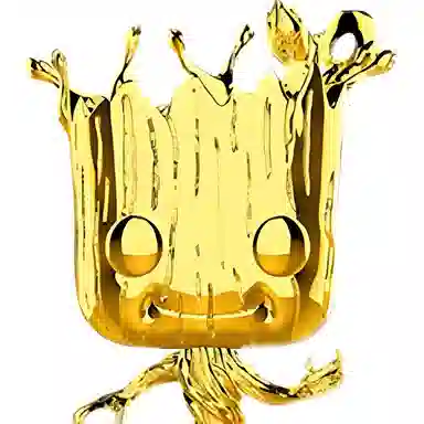 Funko Groot Marvel 10th Anniversary Gold