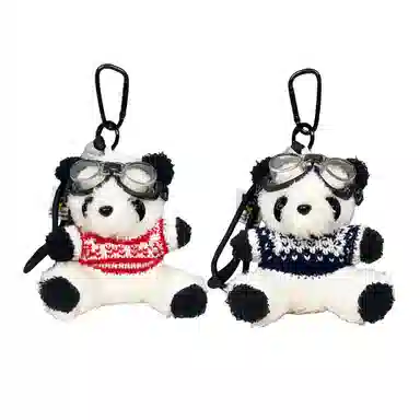 TBoML Panda Aviator Keychain